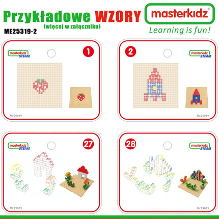 Masterkidz STEM edukacinis staliukas su priedais + 135 kaladėlės