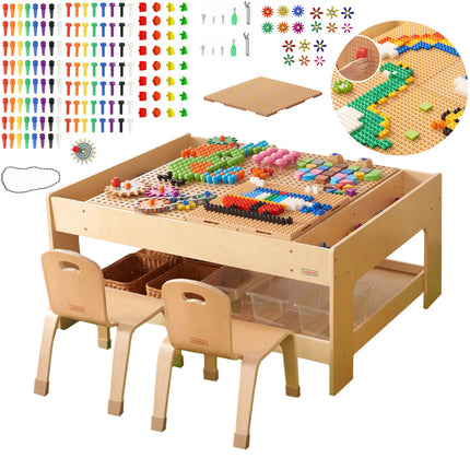 Masterkidz STEM edukacinis staliukas su priedais + 135 kaladėlės