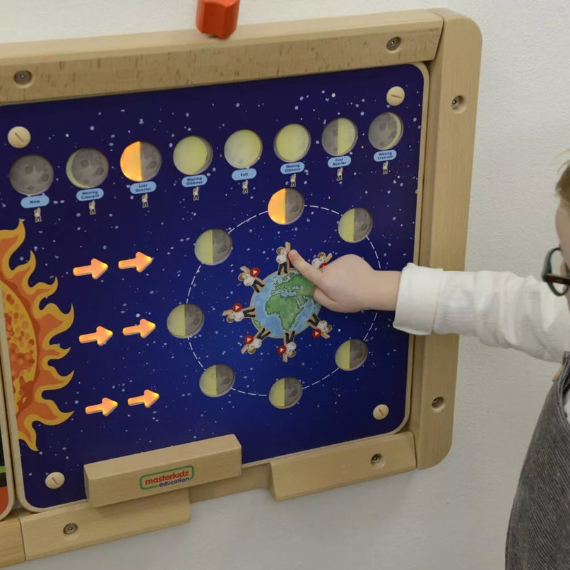  MASTERKIDZ Montessori mėnulio fazių edukacinė lenta
