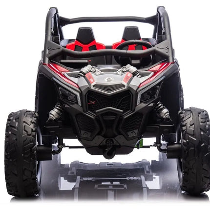 Maverick CAN‑AM Turbo RR STRONG AIR – vaikiškas elektrinis automobilis, raudonas