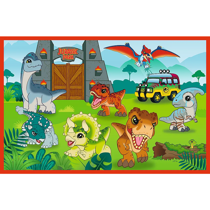 „Mažieji dinozaurai“ – dėlionė 2×24 detalių