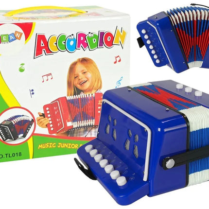 Mažojo muzikanto akordeonas – mėlynas