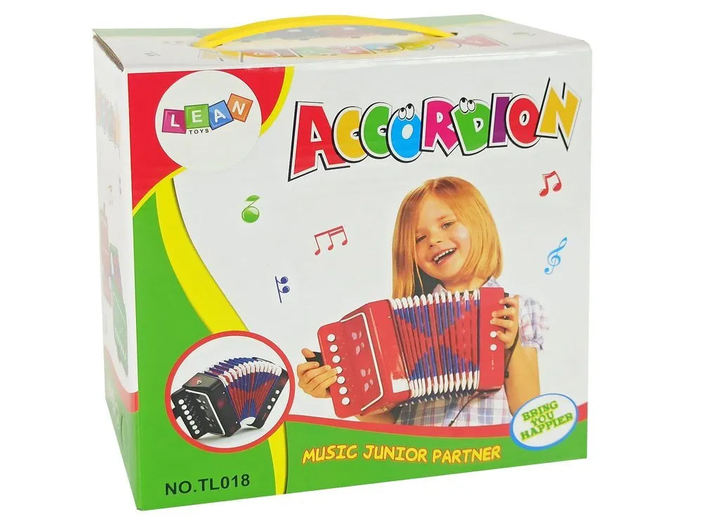 Mažojo muzikanto akordeonas – žalias