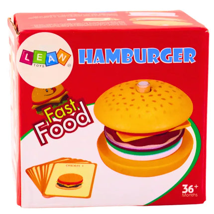 Medinis hamburgerio rinkinys su receptais