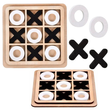 Medinis kryžiukų–nuliukų žaidimas vaikams