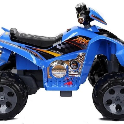 Medium Quad mėlynas – elektrinis keturratis vaikams