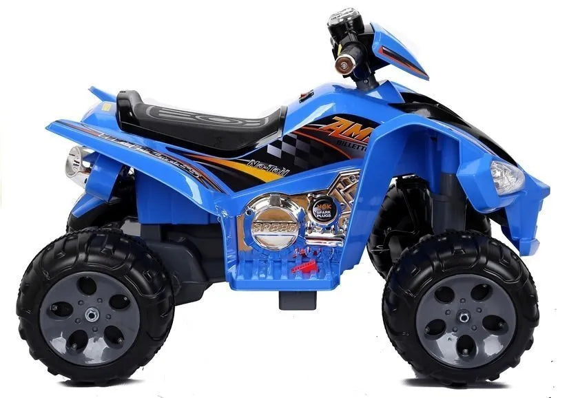 Medium Quad mėlynas – elektrinis keturratis vaikams