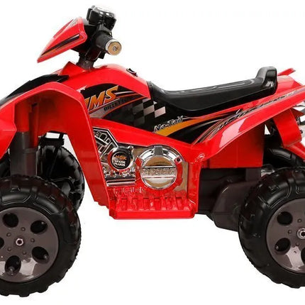 Medium Quad raudonas – elektrinis keturratis vaikams