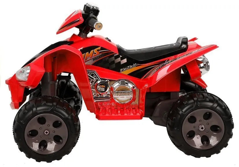 Medium Quad raudonas – elektrinis keturratis vaikams