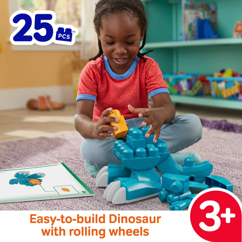 MEGA BLOKS BUILD AND CHOMP 3 in 1 dinozauro konstruktorius (JMK85)
