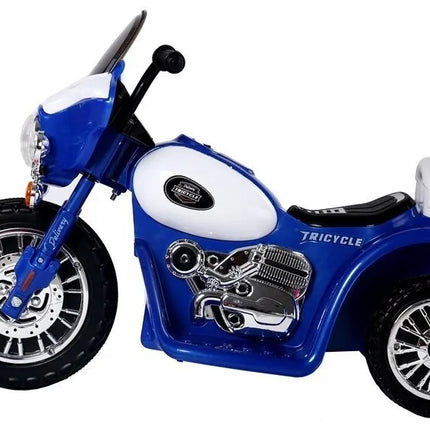 Mėlynas elektrinis motociklas JT568 vaikams