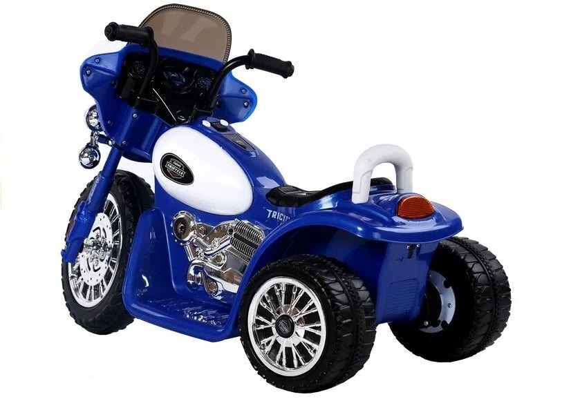 Mėlynas elektrinis motociklas JT568 vaikams