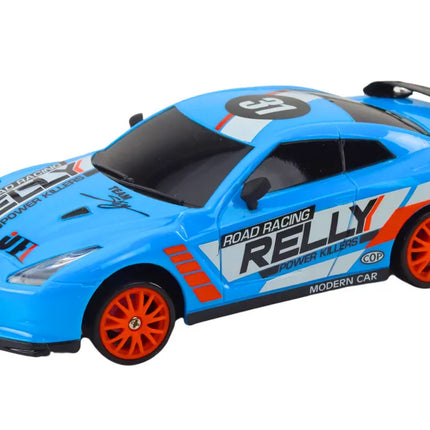 Mėlynas R/C sportinis automobilis 1:24