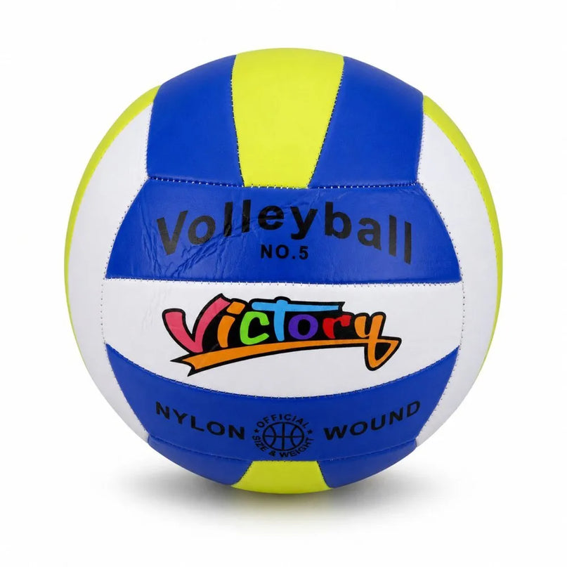 Mėlynas treniruočių tinklinio kamuolys – dydis 5, 22 cm