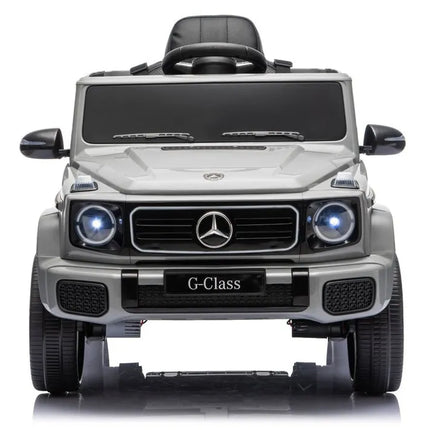 Mercedes G 4×4 24V 2580 pilkas akumuliatorinis automobilis vaikams