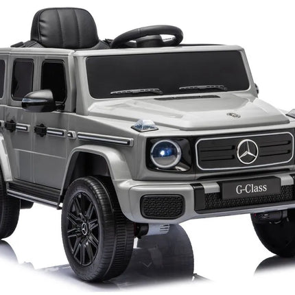 Mercedes G 4×4 24V 2580 pilkas akumuliatorinis automobilis vaikams