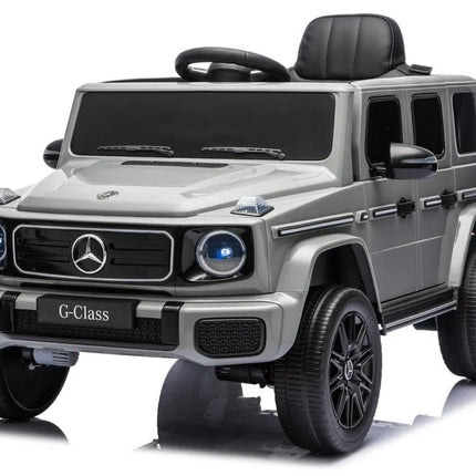 Mercedes G 4×4 24V 2580 pilkas akumuliatorinis automobilis vaikams