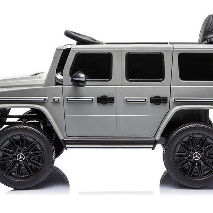 Mercedes G 4×4 24V 2580 pilkas akumuliatorinis automobilis vaikams
