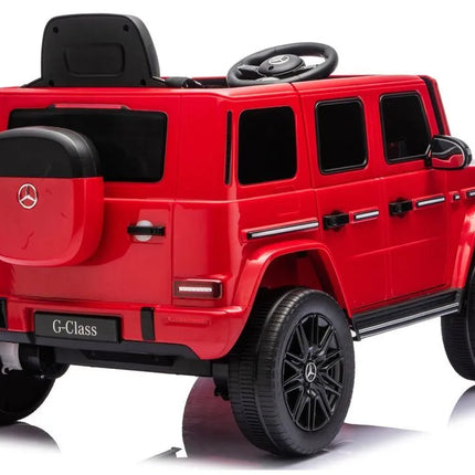 Mercedes G 4×4 24V 2580 raudonas akumuliatorinis automobilis vaikams