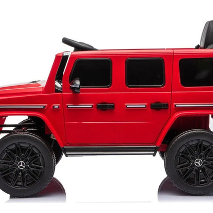 Mercedes G 4×4 24V 2580 raudonas akumuliatorinis automobilis vaikams