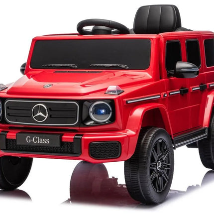Mercedes G 4×4 24V 2580 raudonas akumuliatorinis automobilis vaikams
