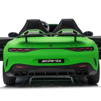 Mercedes GT63 AMG DK‑GT63 – 24V 10Ah – 2×320W „Mute Motor“ – Matinė žalia