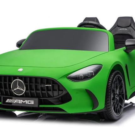 Mercedes GT63 AMG DK‑GT63 – 24V 10Ah – 2×320W „Mute Motor“ – Matinė žalia