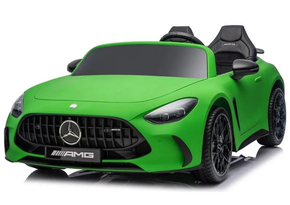 Mercedes GT63 AMG DK‑GT63 – 24V 10Ah – 2×320W „Mute Motor“ – Matinė žalia