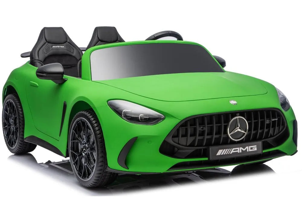 Mercedes GT63 AMG DK‑GT63 – 24V 10Ah – 2×320W „Mute Motor“ – Matinė žalia