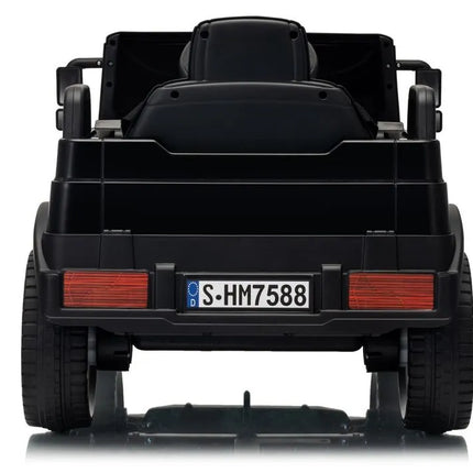 Mercedes Unimog 6V juodas elektromobilis