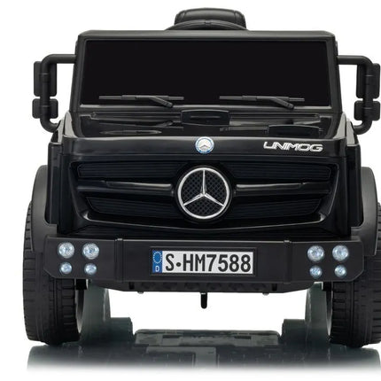 Mercedes Unimog 6V juodas elektromobilis