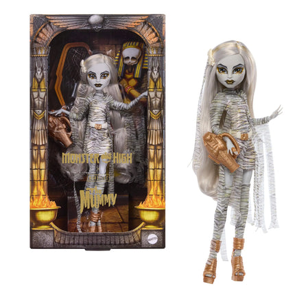 MONSTER HIGH SKULLECTOR kolekcinė lėlė Mumija (JKM51)