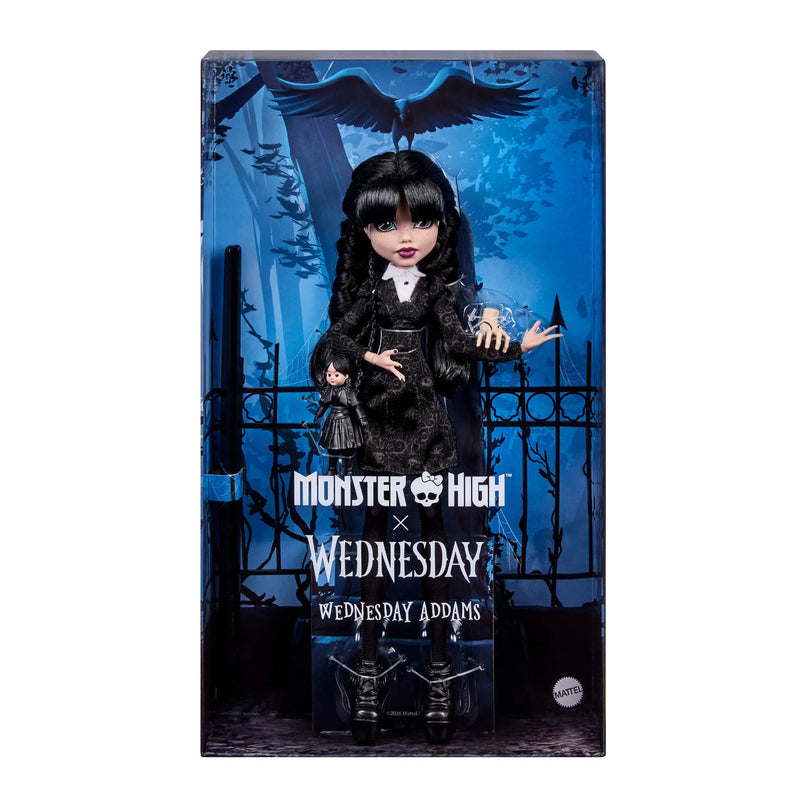 MONSTER HIGH X WEDNESDAY kolekcinė lėlė Trečiadienė (JNJ91)