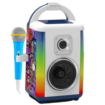 Muzikinė Sound Box kolonėlė su mikrofonu
