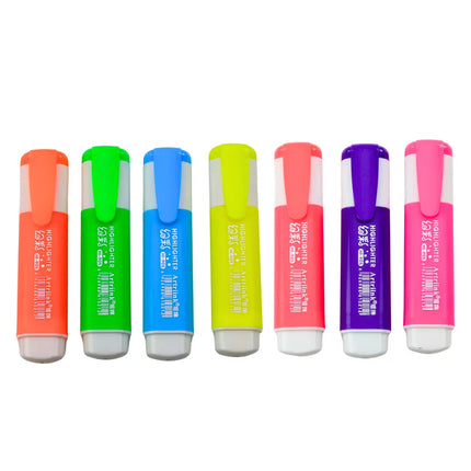 Neoninių teksto žymeklių rinkinys – 7 spalvos