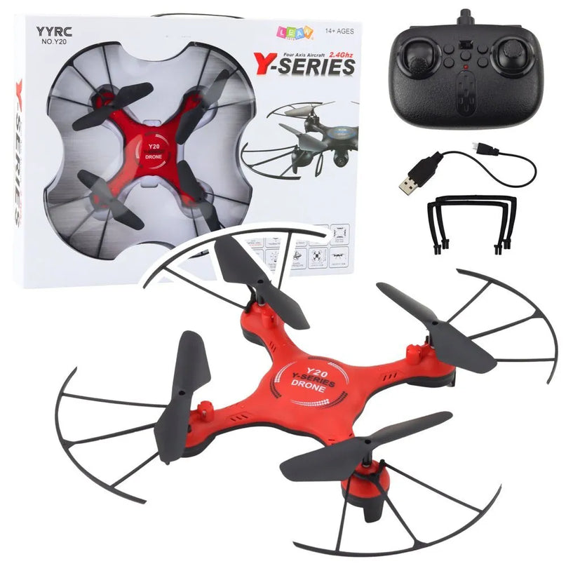 Nuotolinio valdymo dronas su LED šviesomis