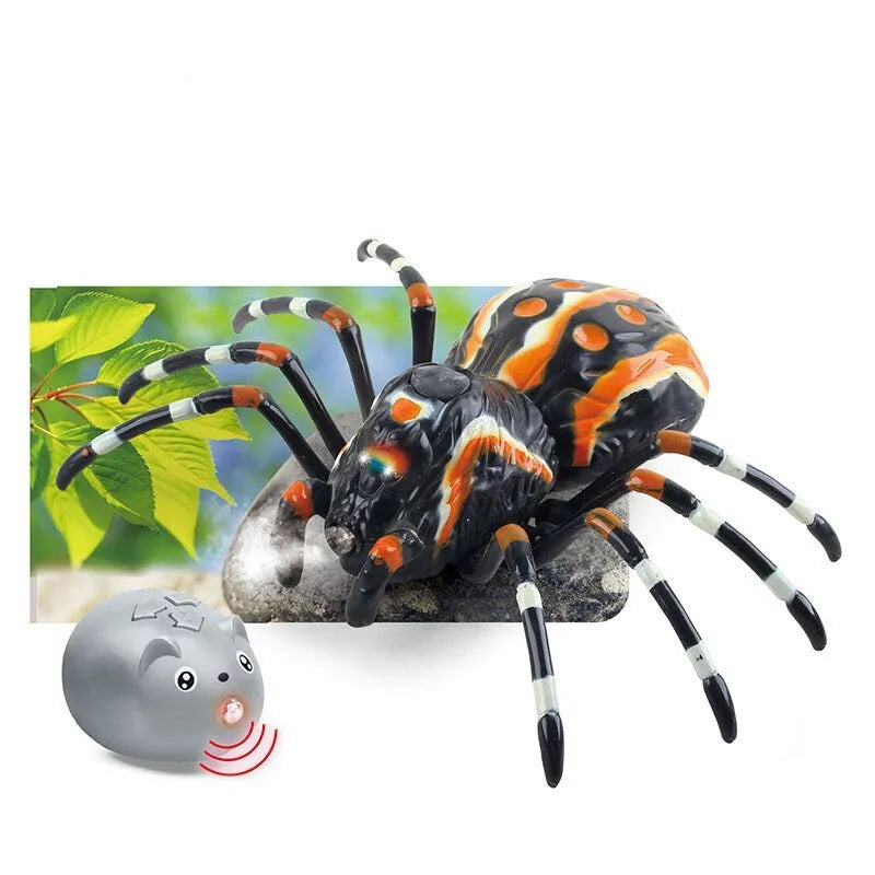 Nuotolinis R/C tarantulas juodas voras