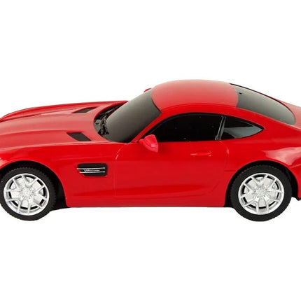 Nuotoliniu būdu valdomas Mercedes‑Benz 1:26 raudonas tralas