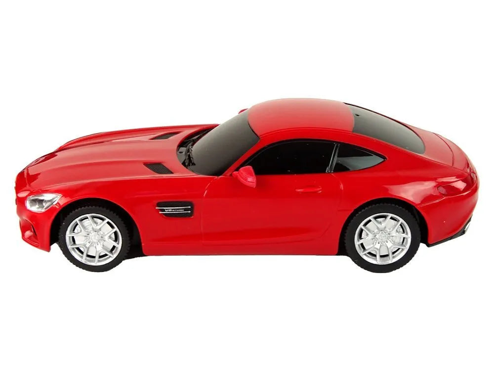 Nuotoliniu būdu valdomas Mercedes‑Benz 1:26 raudonas tralas