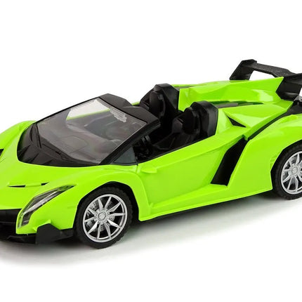Nuotoliniu būdu valdomas sportinis automobilis – 1:18, žalias