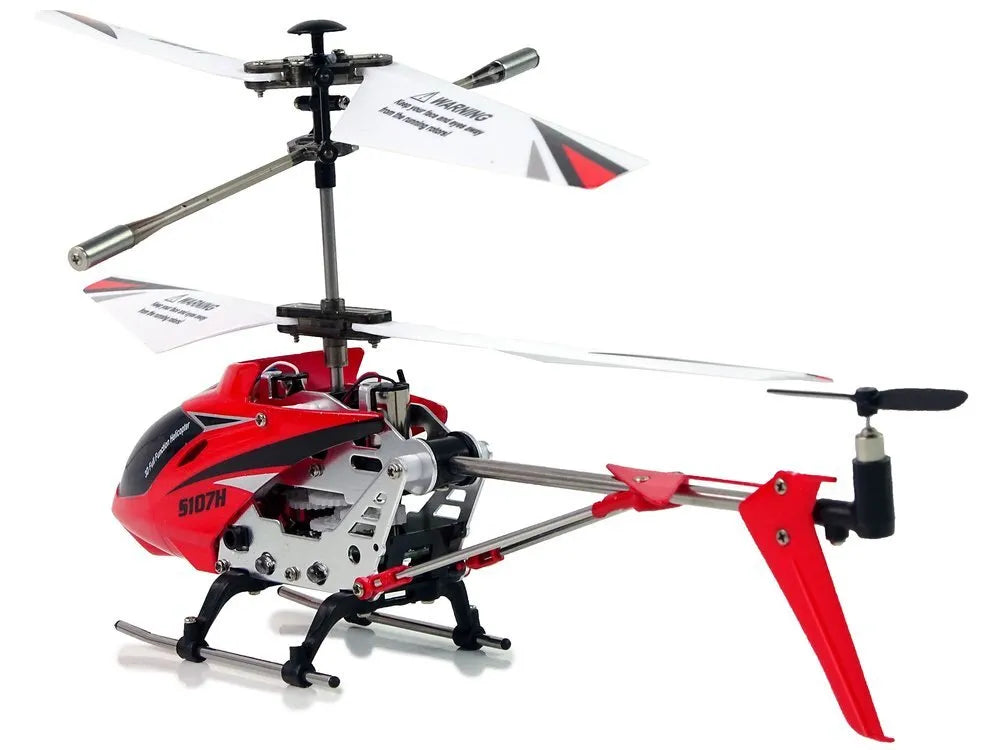 Nuotoliniu būdu valdomas sraigtasparnis Syma S107H, 2.4 GHz, raudonas