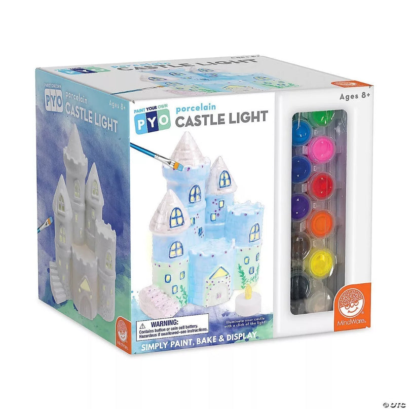 Kūrybinis rinkinys „Paint Your Own Porcelain Castle Light“