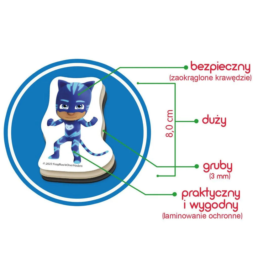 Pajamas Masks magnetų rinkinys