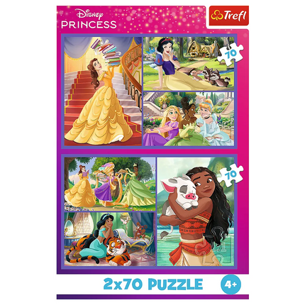 „Pasakiškos dienos“ – Disney Princesės dėlionė 2×70 detalių