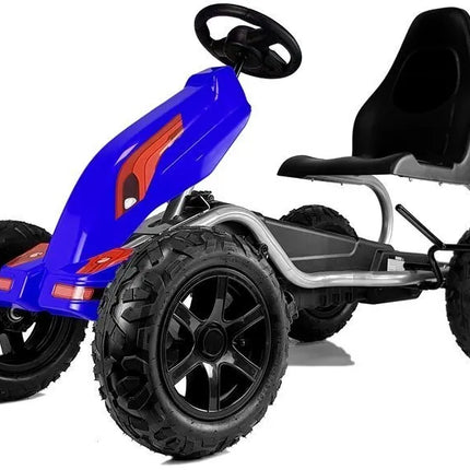 Pedalinis gokartas B012 – mėlynas