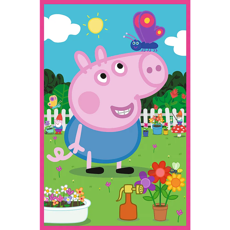 Peppa Pig Trefl 3×50 dalių dėlionė vaikams