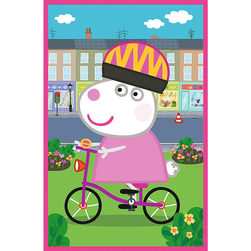 Peppa Pig Trefl 3×50 dalių dėlionė vaikams