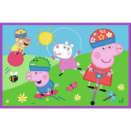 „Peppa žaidimų aikštelėje“ – dėlionė 2×24 detalių