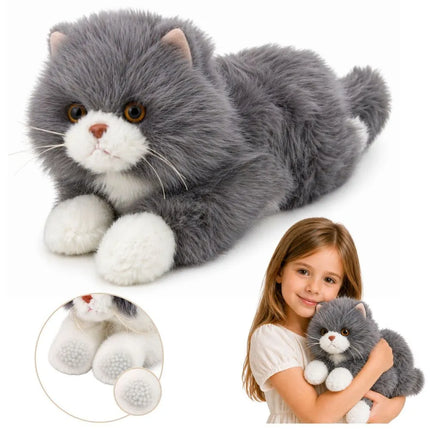 Pliušinė persų katė 50 cm pilka