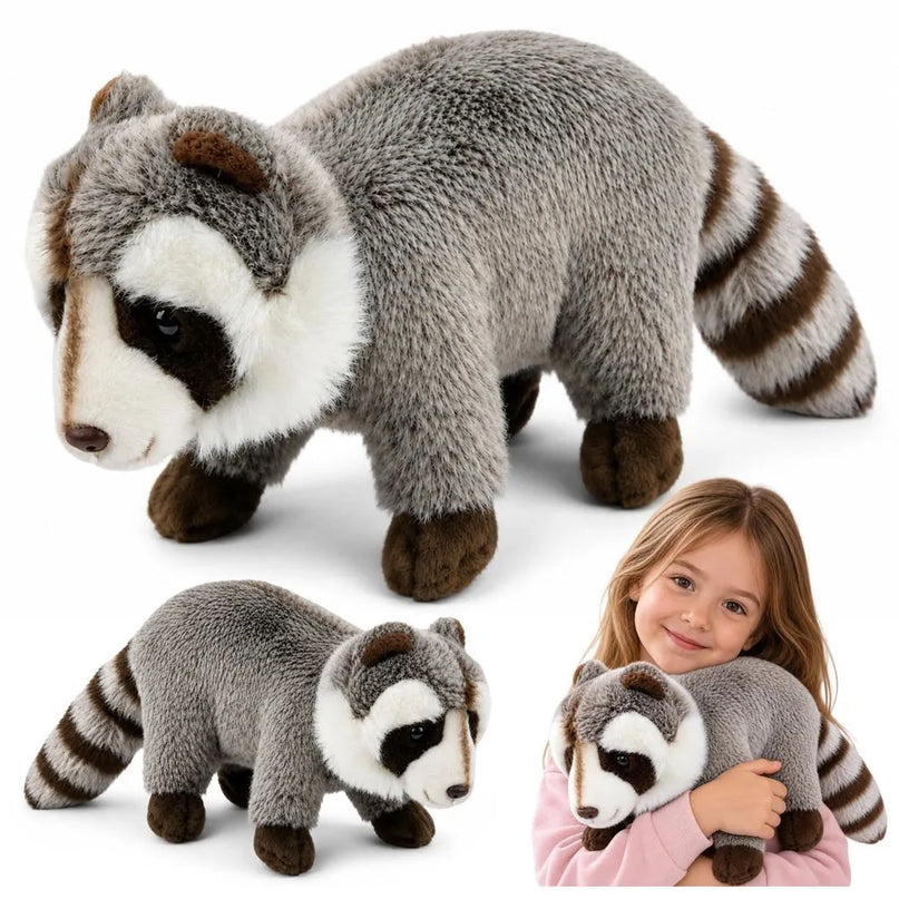 Pliušinis meškėnas 45 cm, pilkas